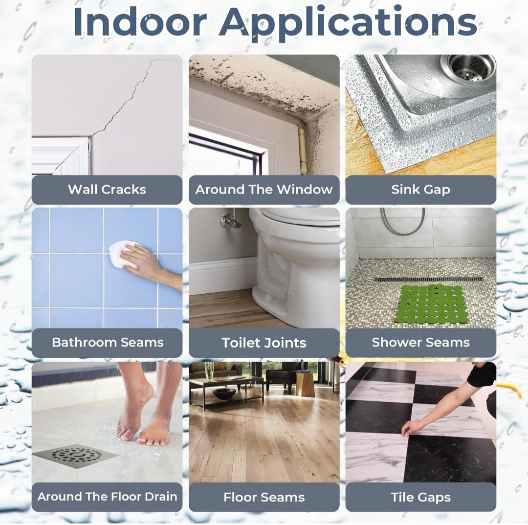 Transparent Waterproof Glue + Brush